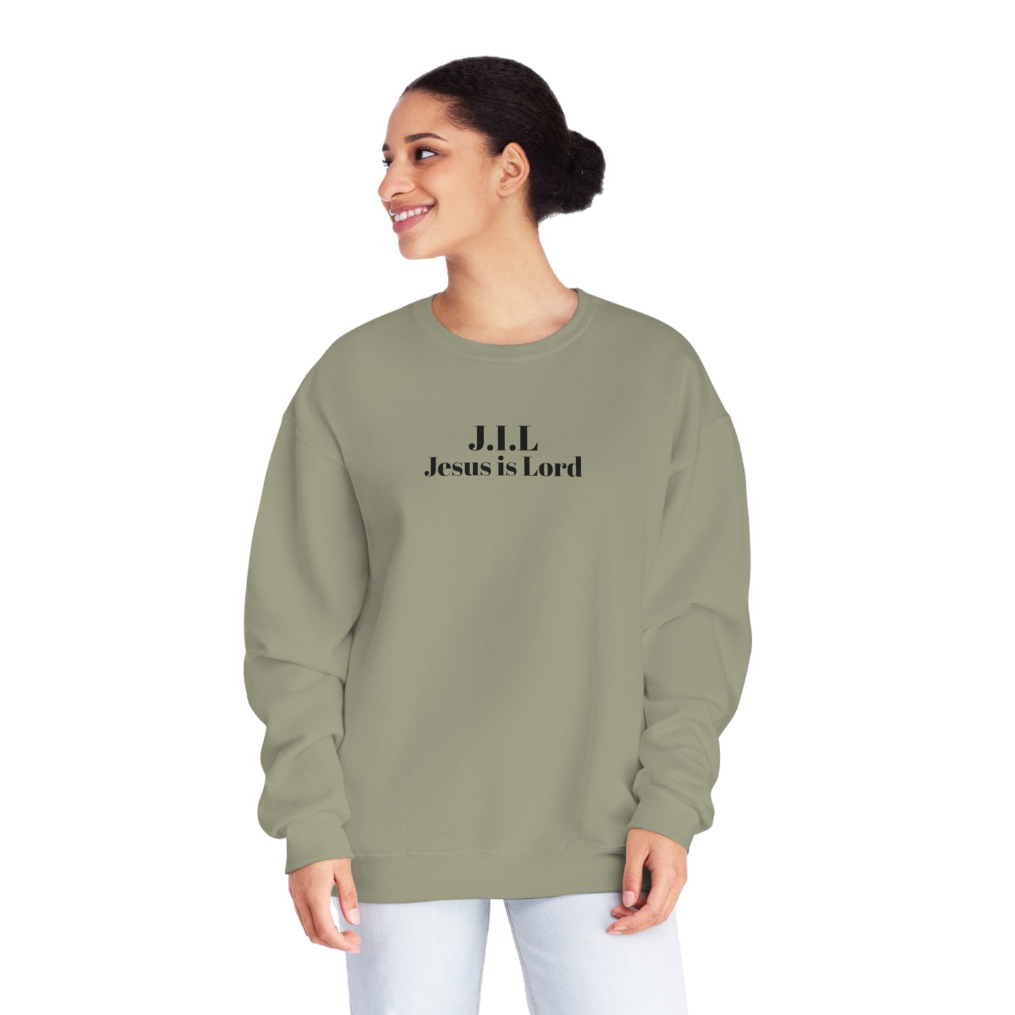 Jesus I sLord ( Alpha and Omega ) Crewneck Sweatshirt