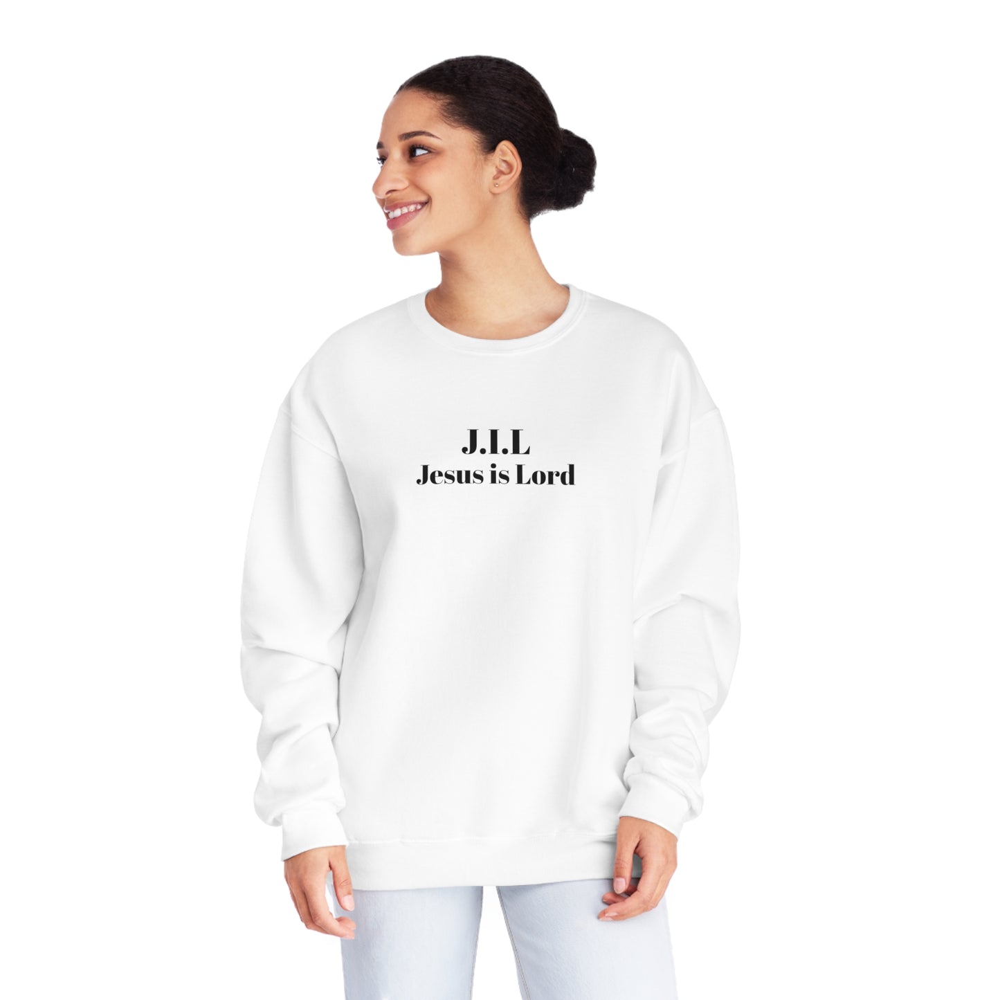 Jesus is Lord ( alpha omega ) Crewneck Sweatshirt