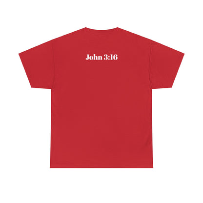 Jesus is Lord ( John 3:16 )Heavy Cotton Tee