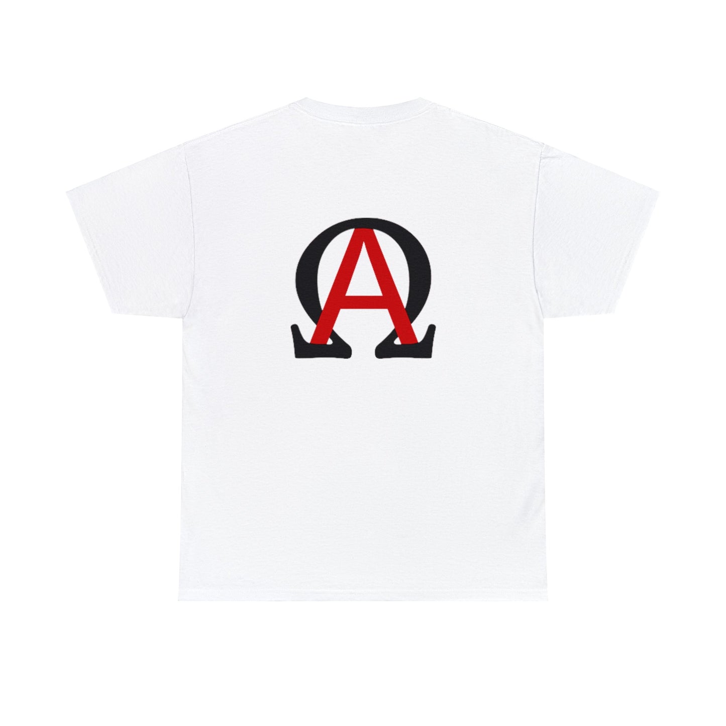 Jesus is Lord ( Alpha and the Omega graphic design )  Heavy Cotton Tee