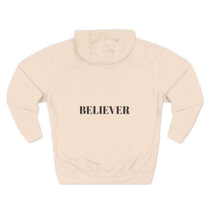 Jesus is Lord ( BELIEVER ) Three-Panel Fleece Hoodie