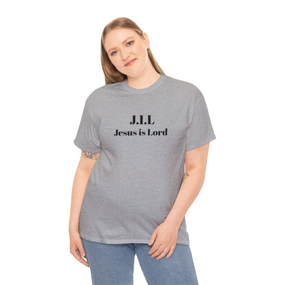 Jesus is Lord ( Alpha and Omega symbol ) Cotton Tee