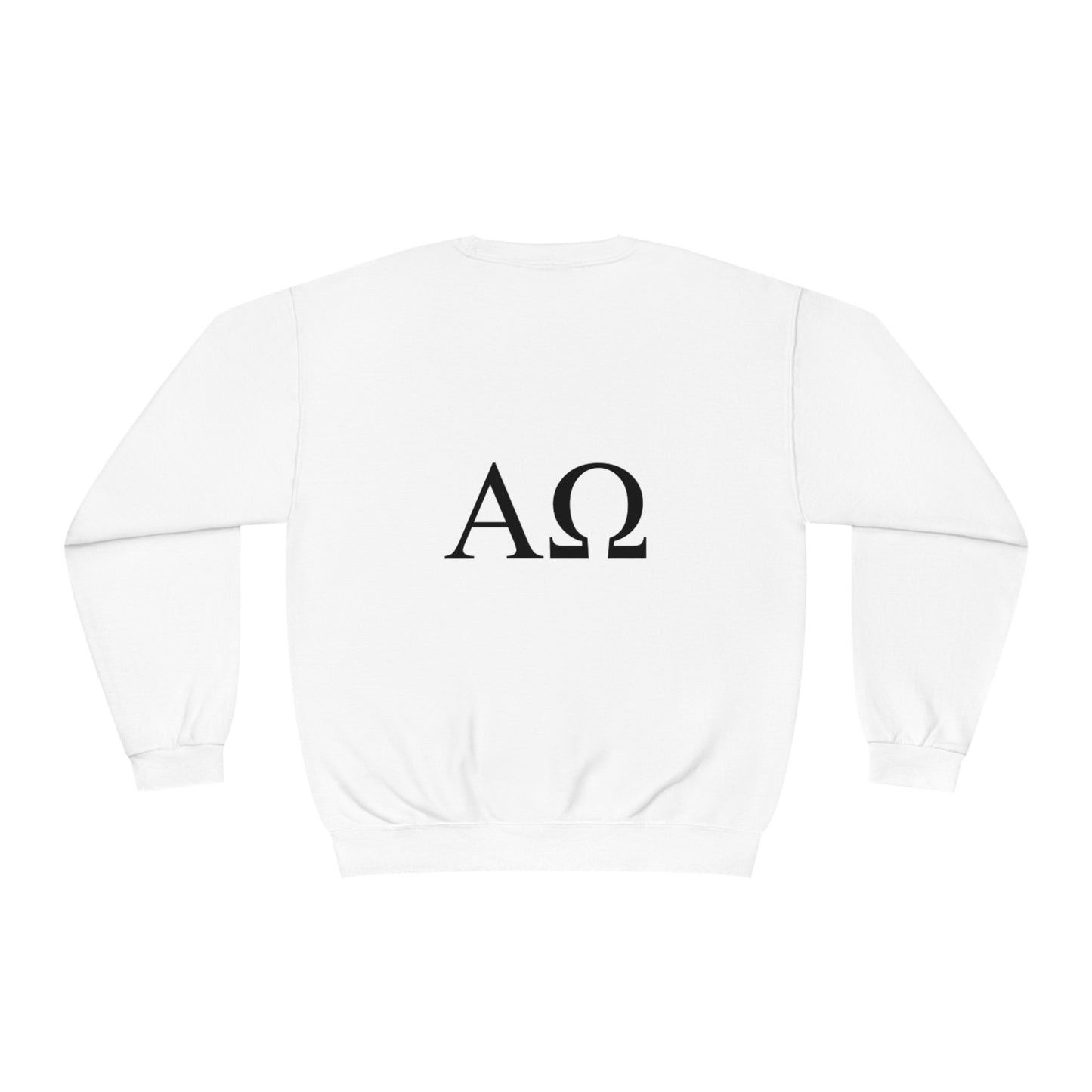 Jesus is Lord ( alpha omega )  Crewneck Sweatshirt