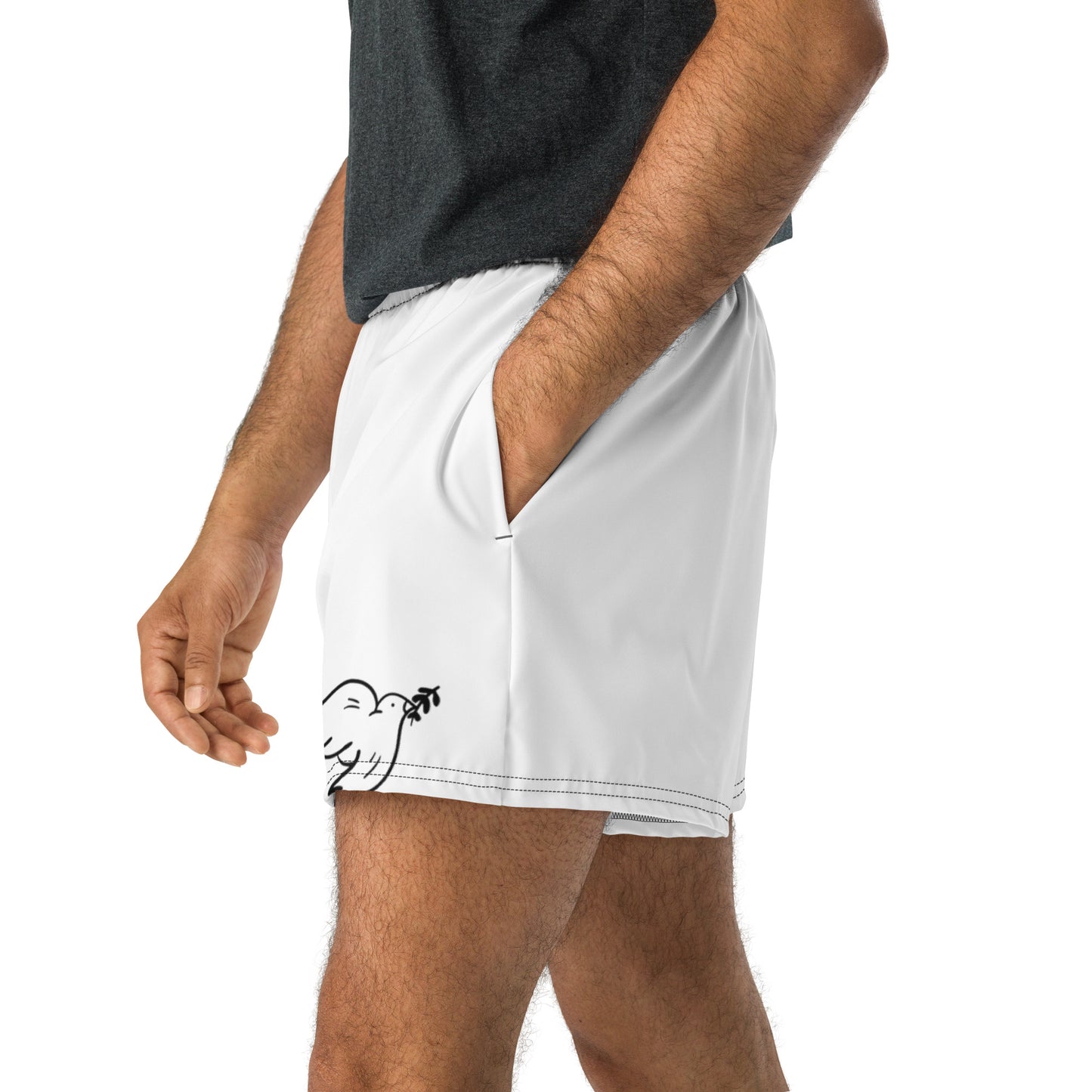 Jesus is Lord ( Dove ) Athletic shorts